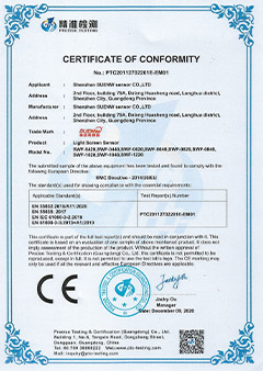 CERTIFICATE OF CONFORMITY